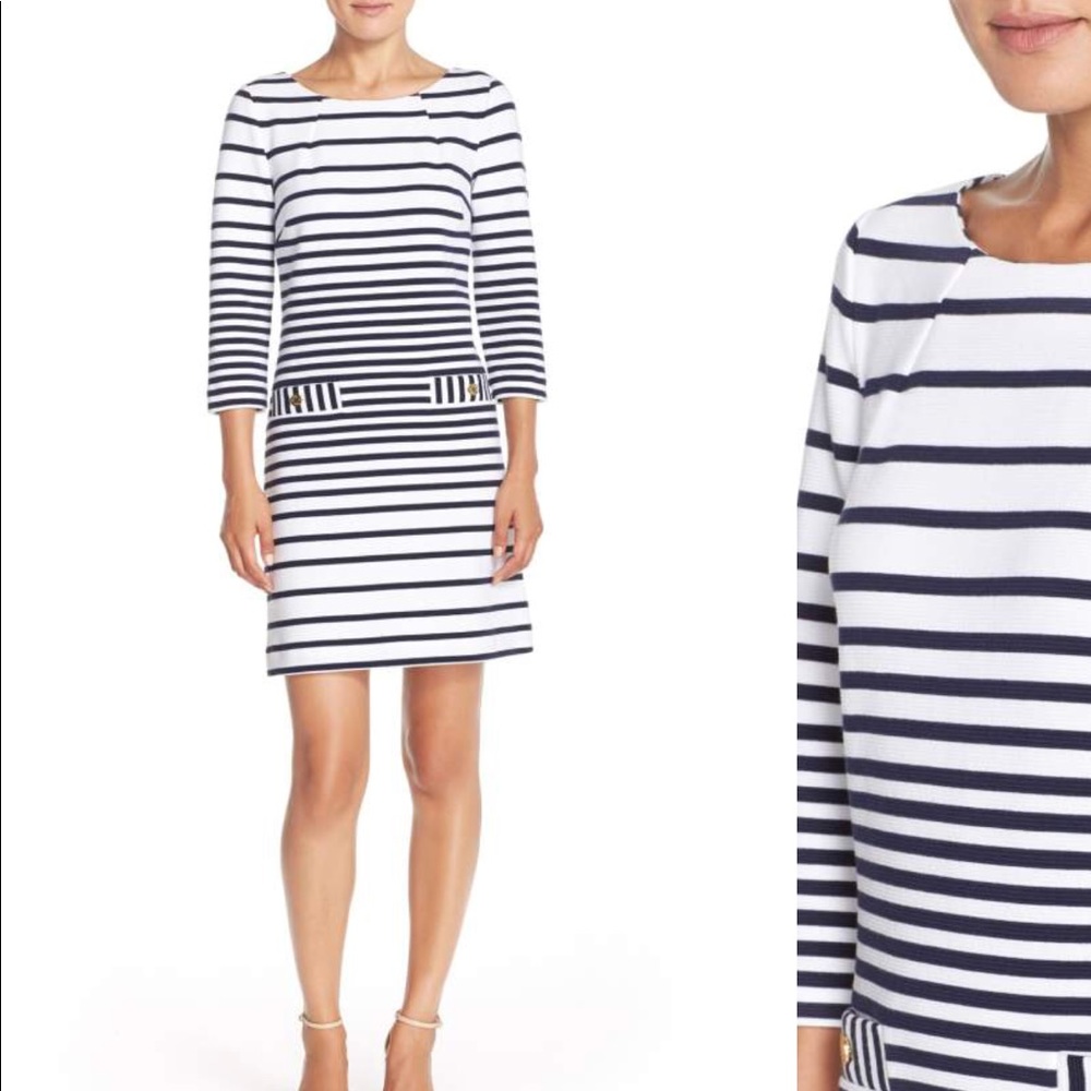 Lilly Pulitzer charlene' Stripe Knit A-line Dress